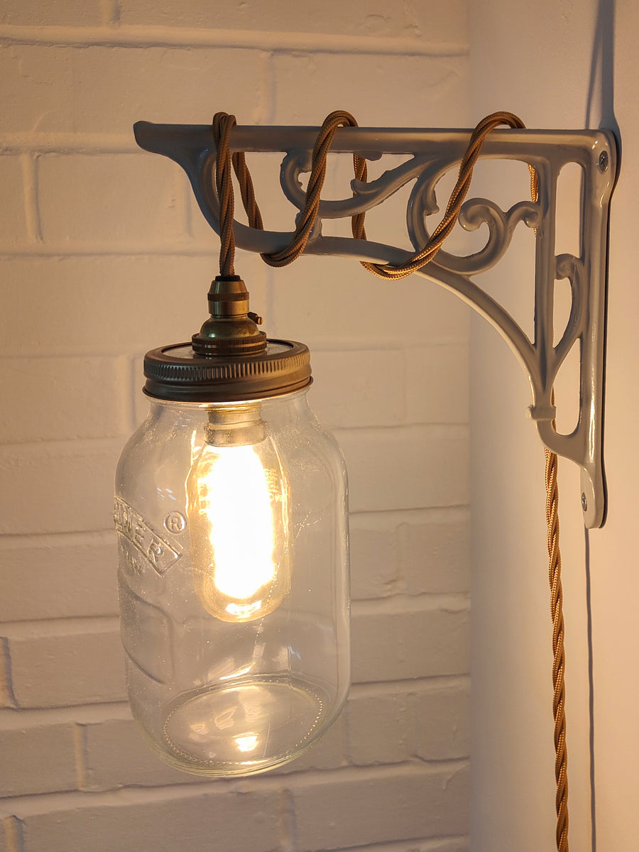 Kilner Jar Lamp Shade – Mayflower Lighting & Furniture
