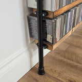 CD Storage Library Shelving System Black