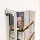 CD Storage Library Shelving System Wall Mounted