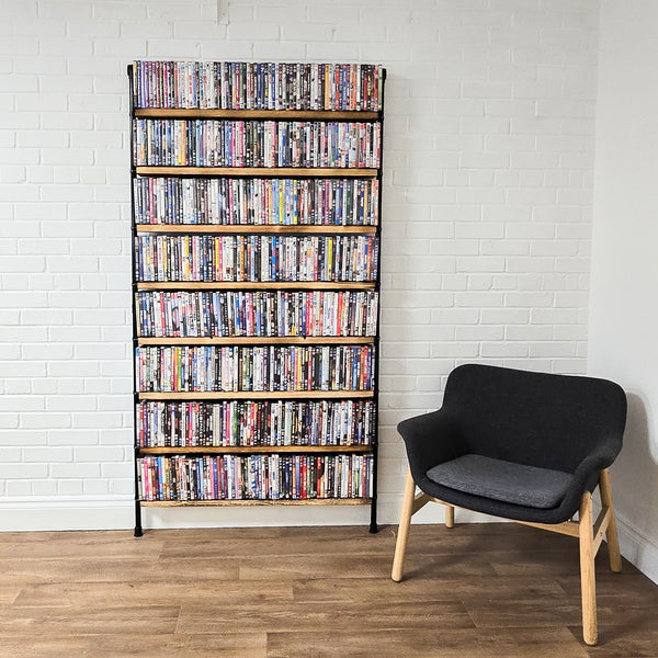 Library Dvd Rack DVD, Blu-ray Storage Library Shelving System at Mayflower Lighting ...