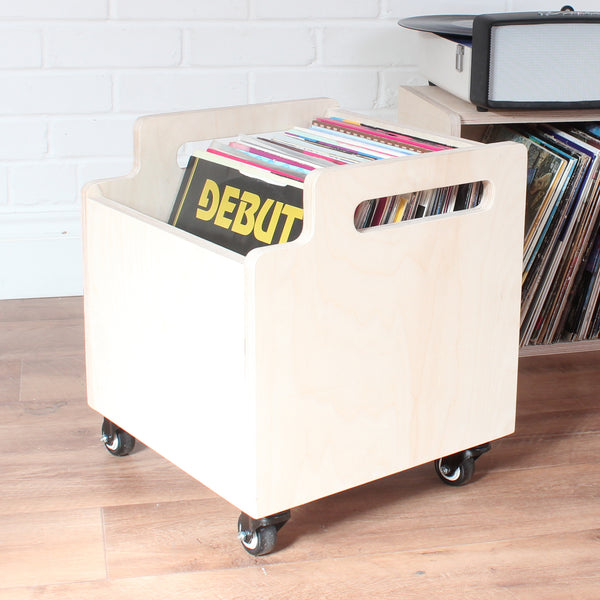 The Original VOX Record Storage Box on Wheels